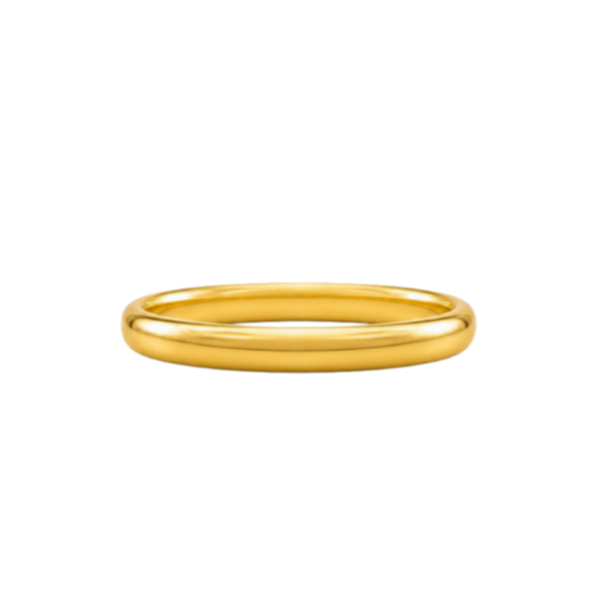 Aliança Fio Redondo 3,00 mm em ouro 18k