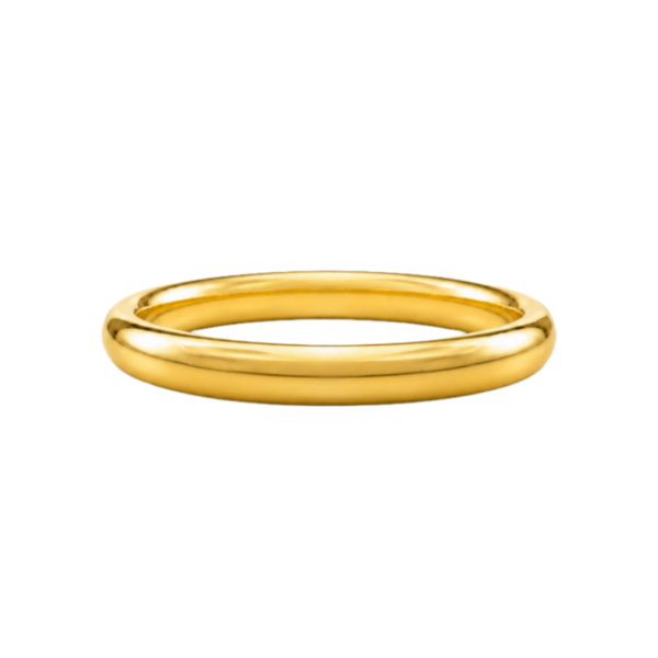 Aliança Fio Redondo 4,00 mm em ouro 18k